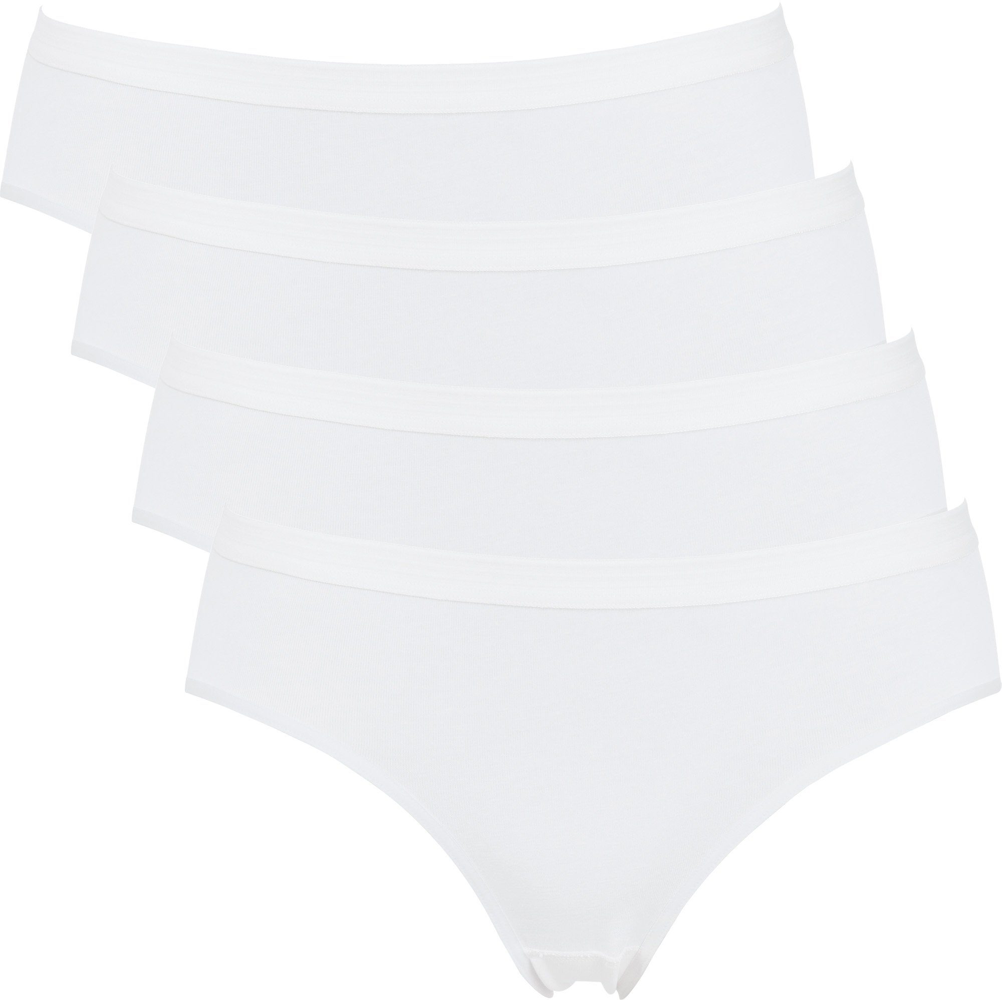 Erwin Müller Slip Damen-Slip 4er-Pack Single-Jersey Uni