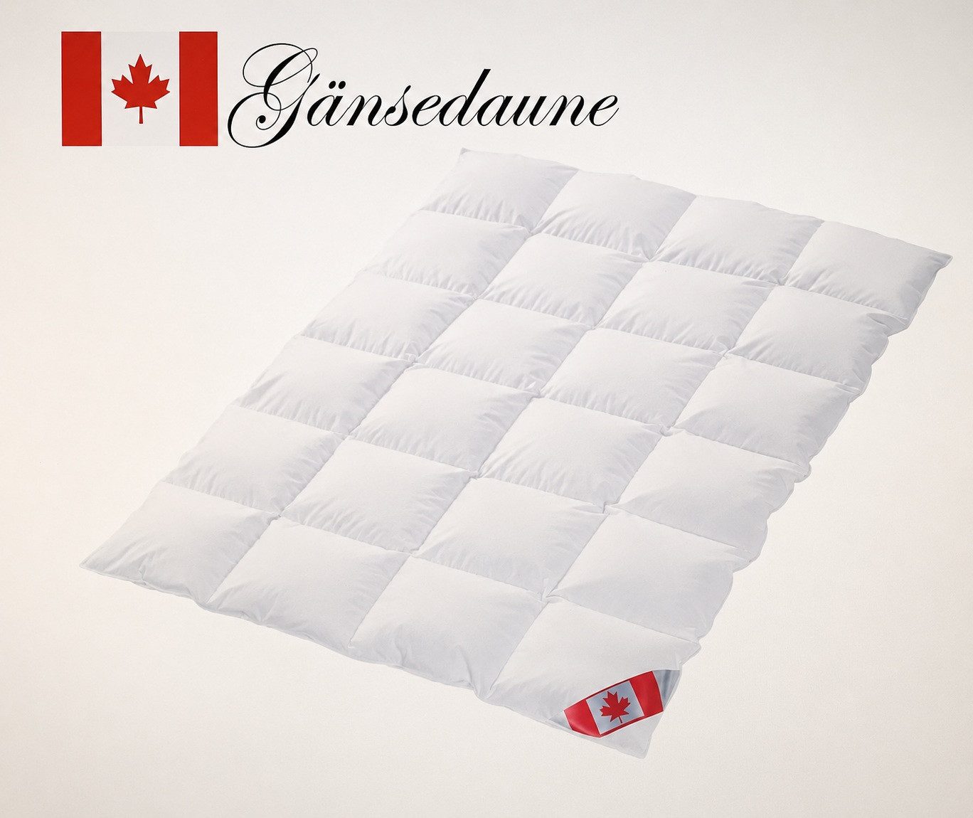 Canada Daunenbettdecke Polaris Premium Ganzjahresdecke, Füllung: Gänsedaune, weiße Gänsedaunen