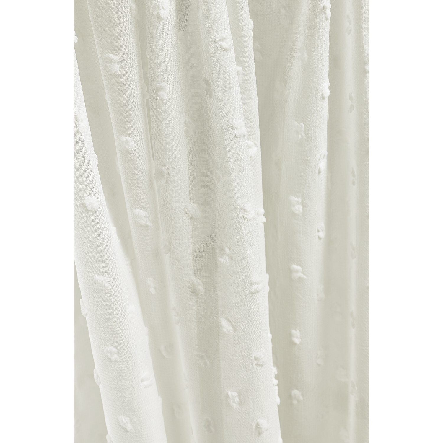 Meyco Baby Betthimmel Plume Offwhite (100% Polyester, 1-tlg), Klamboe (55x240cm) – Bild 3 von 5