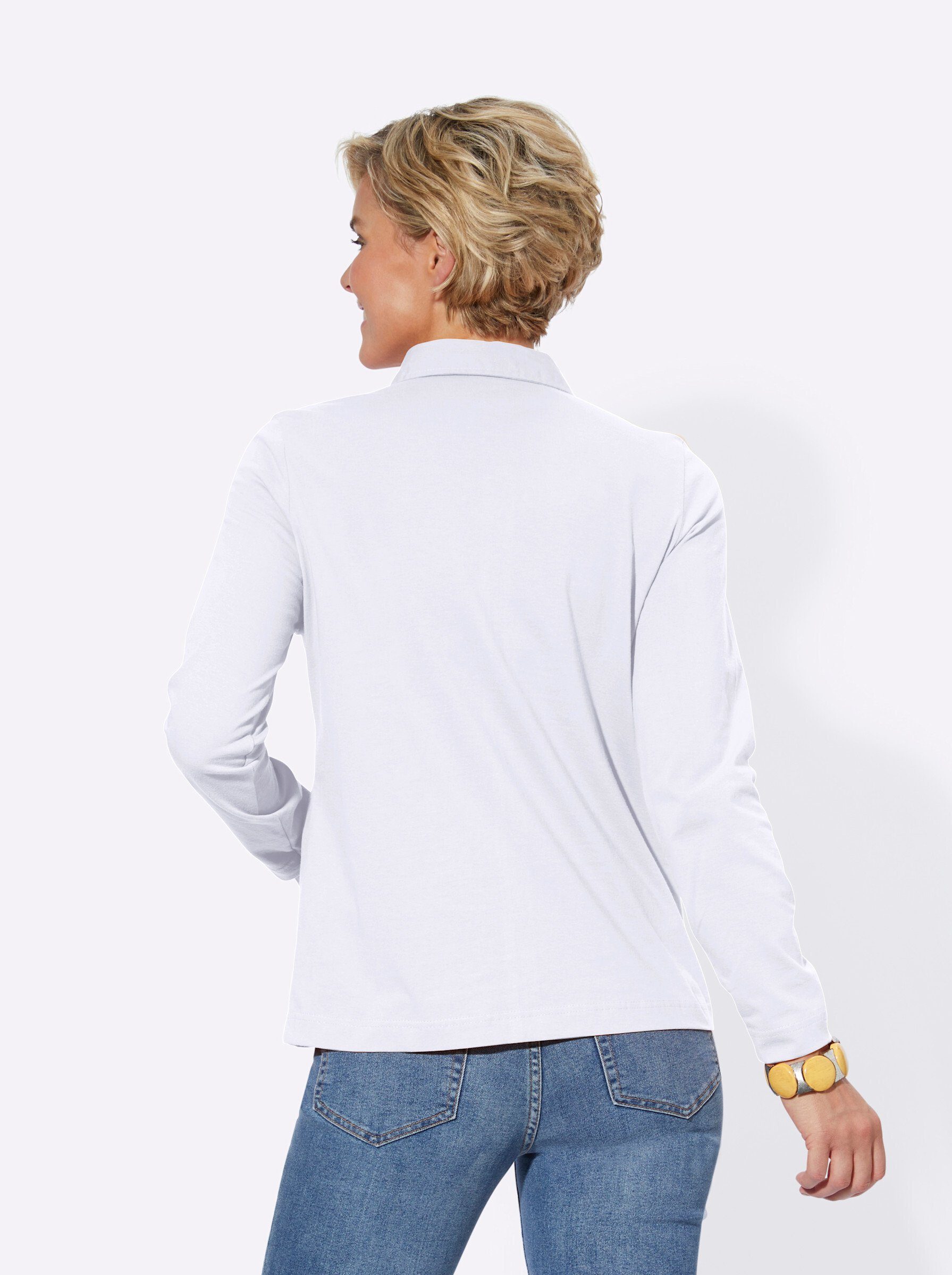 Witt T-Shirt Langarm-Poloshirt günstig online kaufen