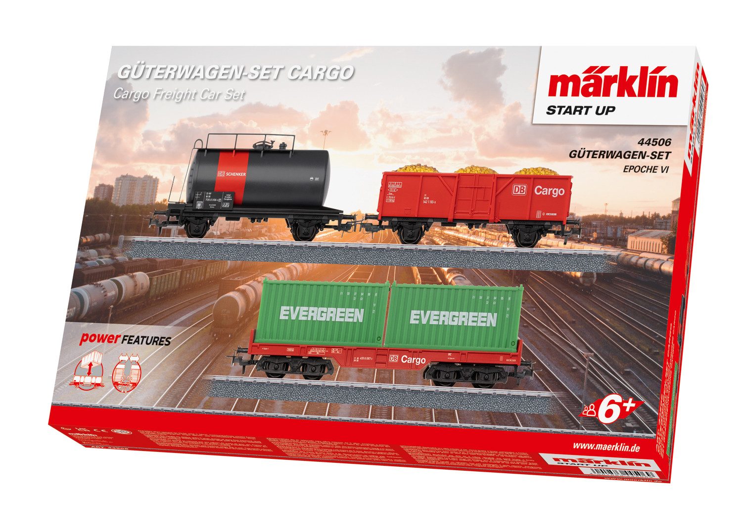 Märklin Güterwagen Güterwagen-Set Cargo - 44506, Spur H0