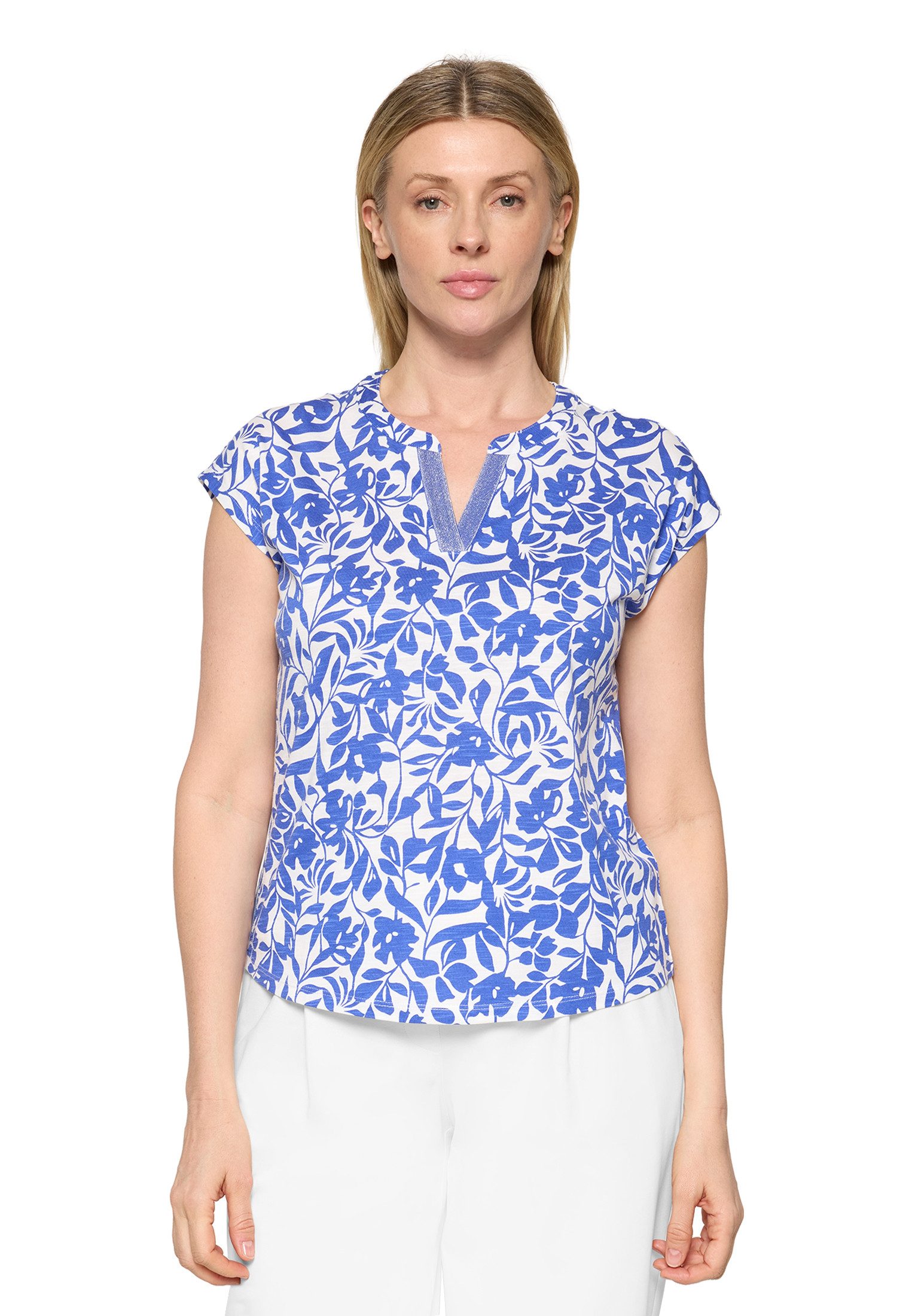 Betty Barclay Kurzarmshirt Damen mit Bluseneinsatz (1-tlg)