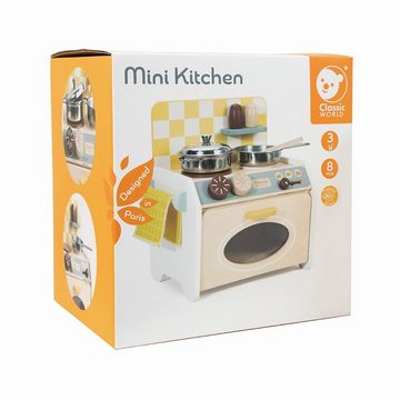 Classic World Spielküche Kleine Kinderküche Spielküche kochen backen braten Lernspiel