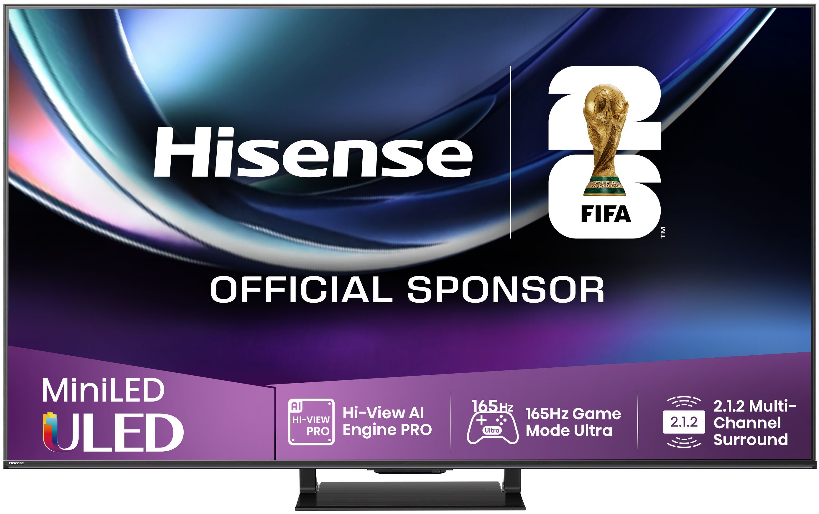 Hisense 55U7Q PRO QLED Mini LED-Fernseher (139 cm/55 Zoll, 4K Ultra HD, Smart-TV, 4K UHD MiniLED Smart TV)