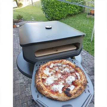 DOPWii Pizzaschieber 12 Zoll(30cm) Quadratische Pizzaschaufel mit 40 CM Handgriff