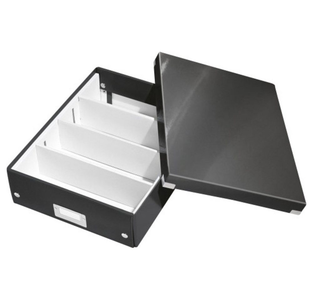Thumbnail - LEITZ Aufbewahrungsbox Leitz Aufbewahrungsbox Schwarz (B x H x T) 281 x 100 x 370 mm 1 St.