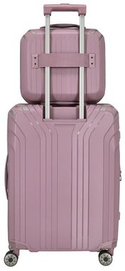 travelite Beautycase Beautycase ELVAA, Kosmetikkoffer Trolley-Aufsteckfunktion, passend dazu Koffer ELVAA