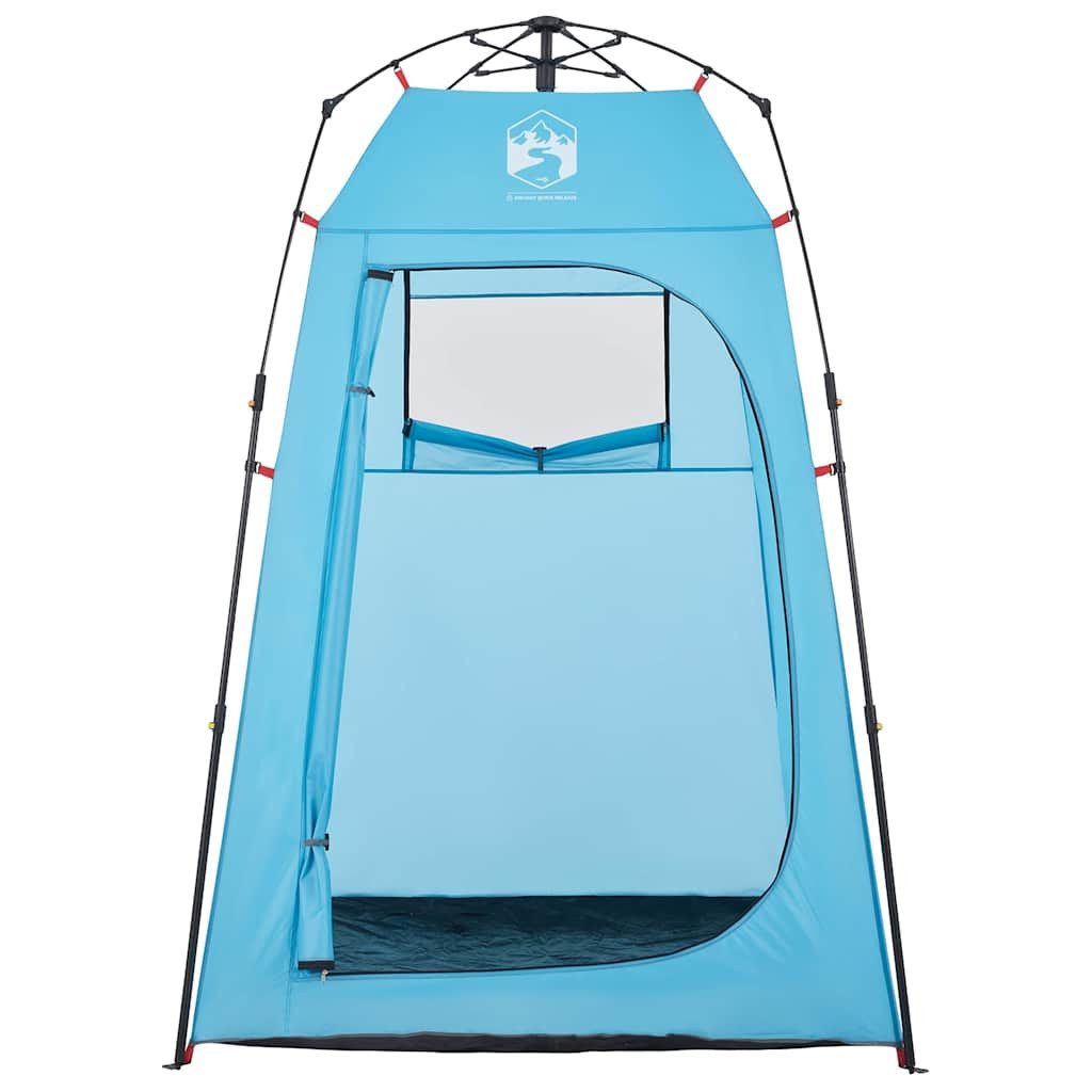 furnicato Faltzelt Sichtschutzzelt Blau Quick Release Wasserdicht, (1 tlg)