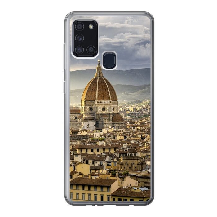 MuchoWow Handyhülle Italien - Sonnenuntergang - Florenz Handyhülle Samsung Galaxy A21s Smartphone-Bumper Print Handy