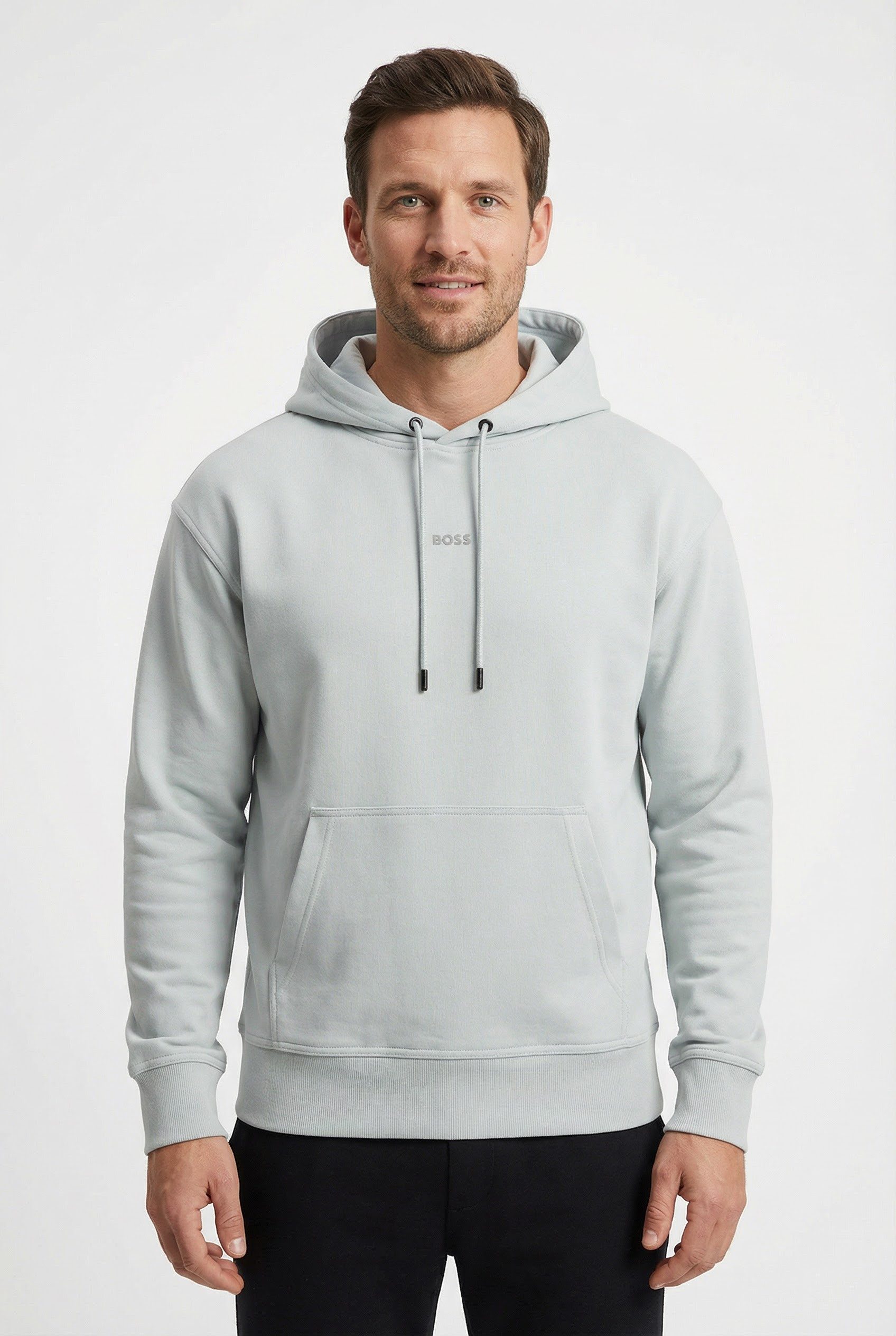 BOSS ORANGE Kapuzensweatshirt WeSmallhood mit Kängurutasche