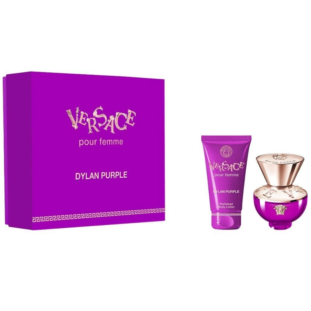 Versace Duft-Set Dylan Purple, 2-tlg., Eau de Parfum; Bodylotion;