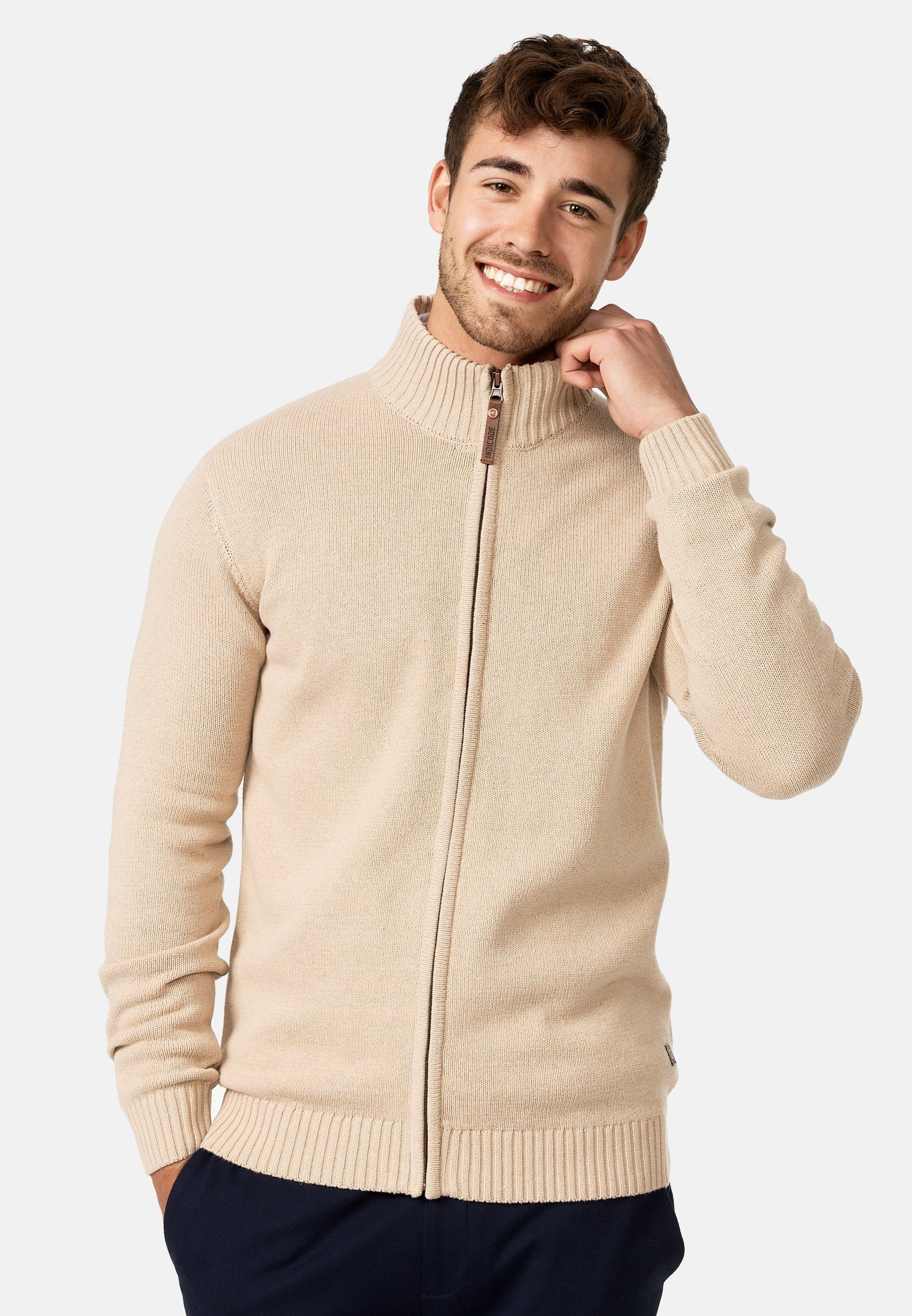Indicode Strickjacke Herren INLut Herrenstrickjacke