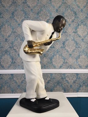 JVmoebel Skulptur Statue Design Saxophon Figur Skulptur Figuren Dekoration Deko Statuen