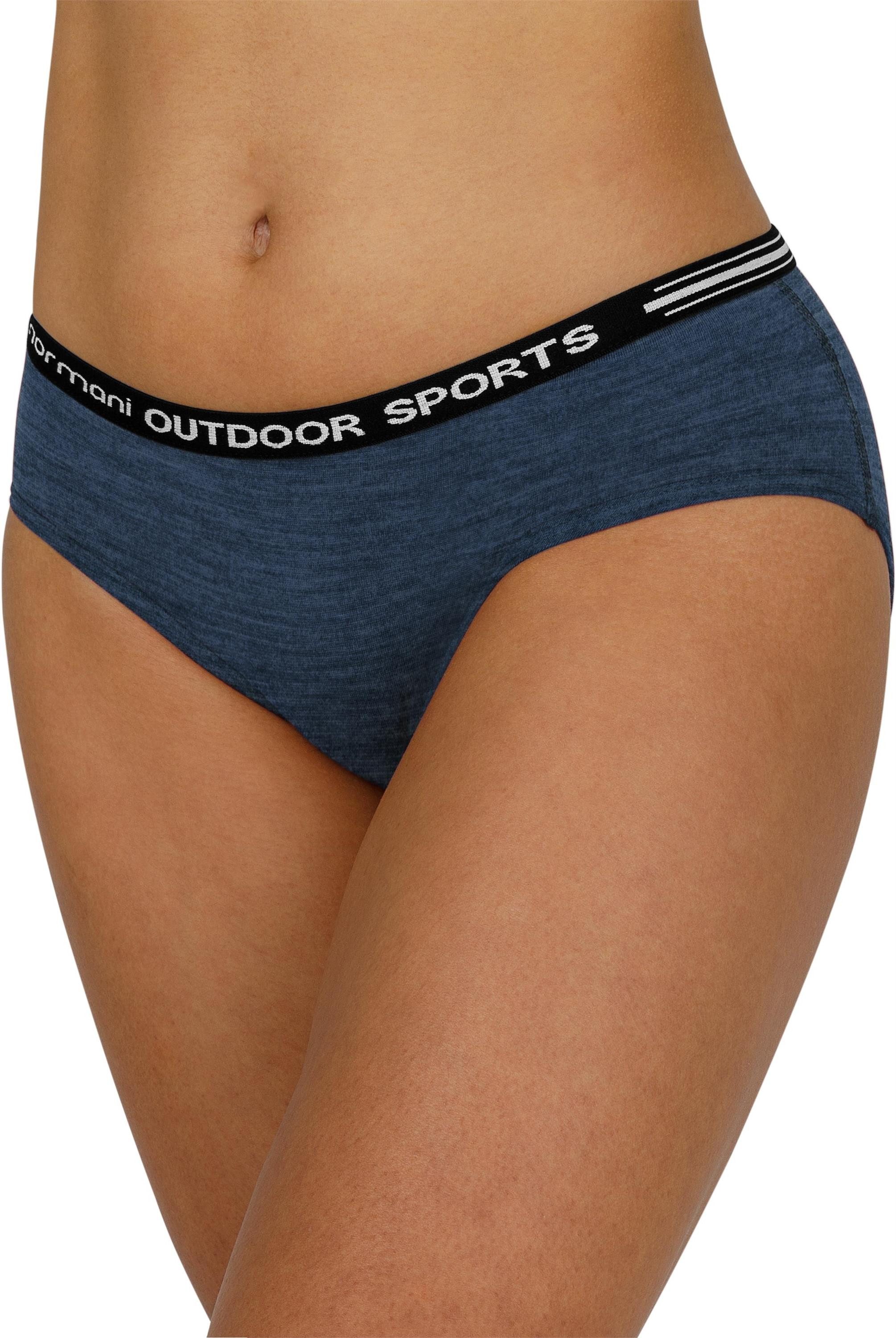 normani Slip Damen Merino Slip Albury Unterhose Merinounterwäsche Sport Schlüpfe - 100% Bio-Merinowolle