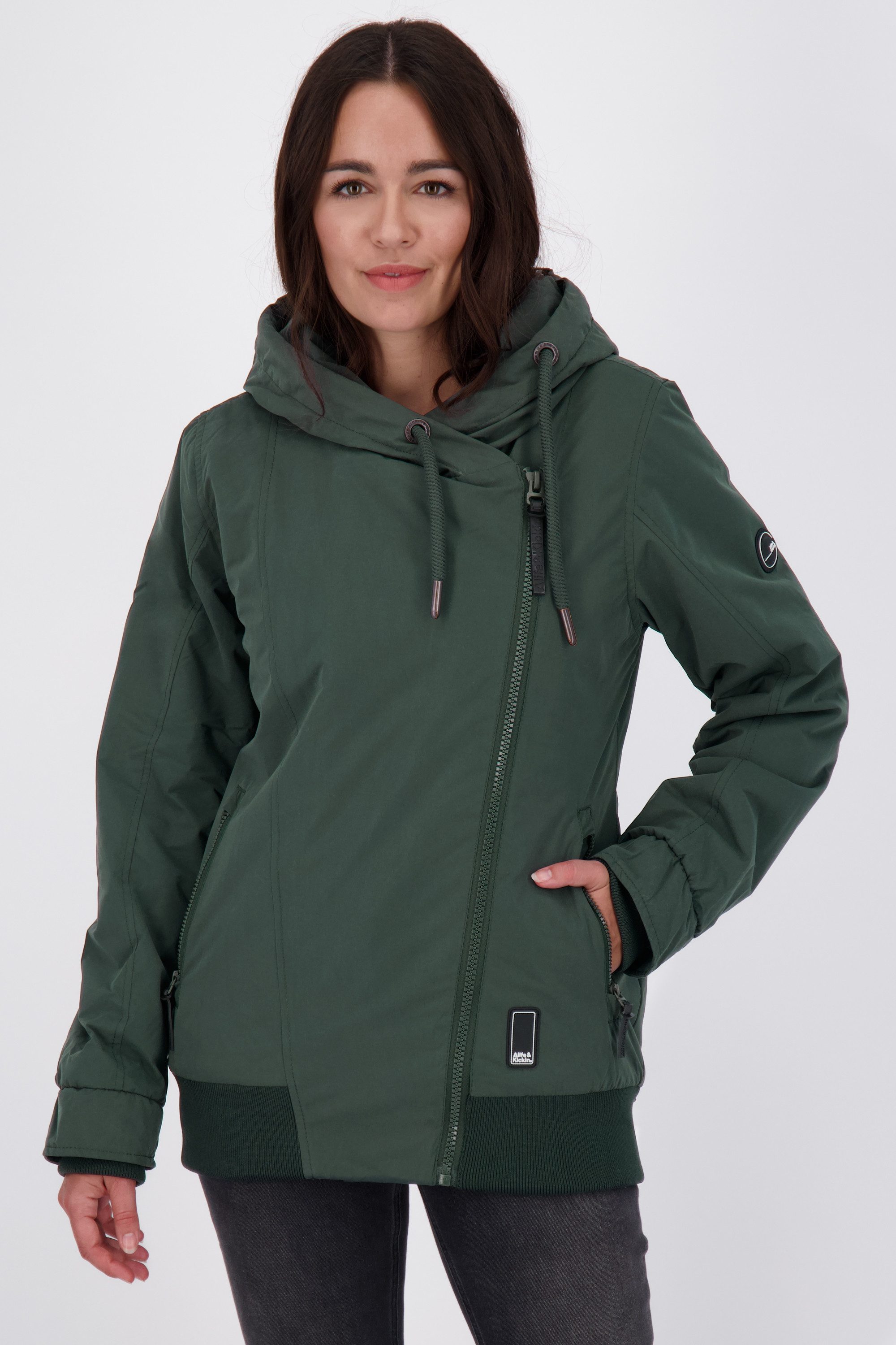 Alife & Kickin Winterjacke KiddoAK A Winterjacken Women CS mit regulierbarer Kapuze