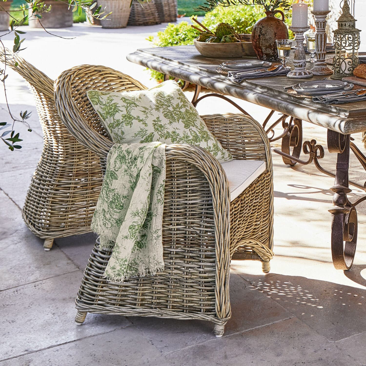 Mirabeau Gartensessel Sessel Margate braun/creme