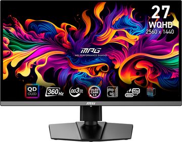 MSI MPG 271QRX QD-OLED Gaming-Monitor (67 cm/27 ", 2560 x 1440 px, WQHD, 0,03 ms Reaktionszeit, 360 Hz)
