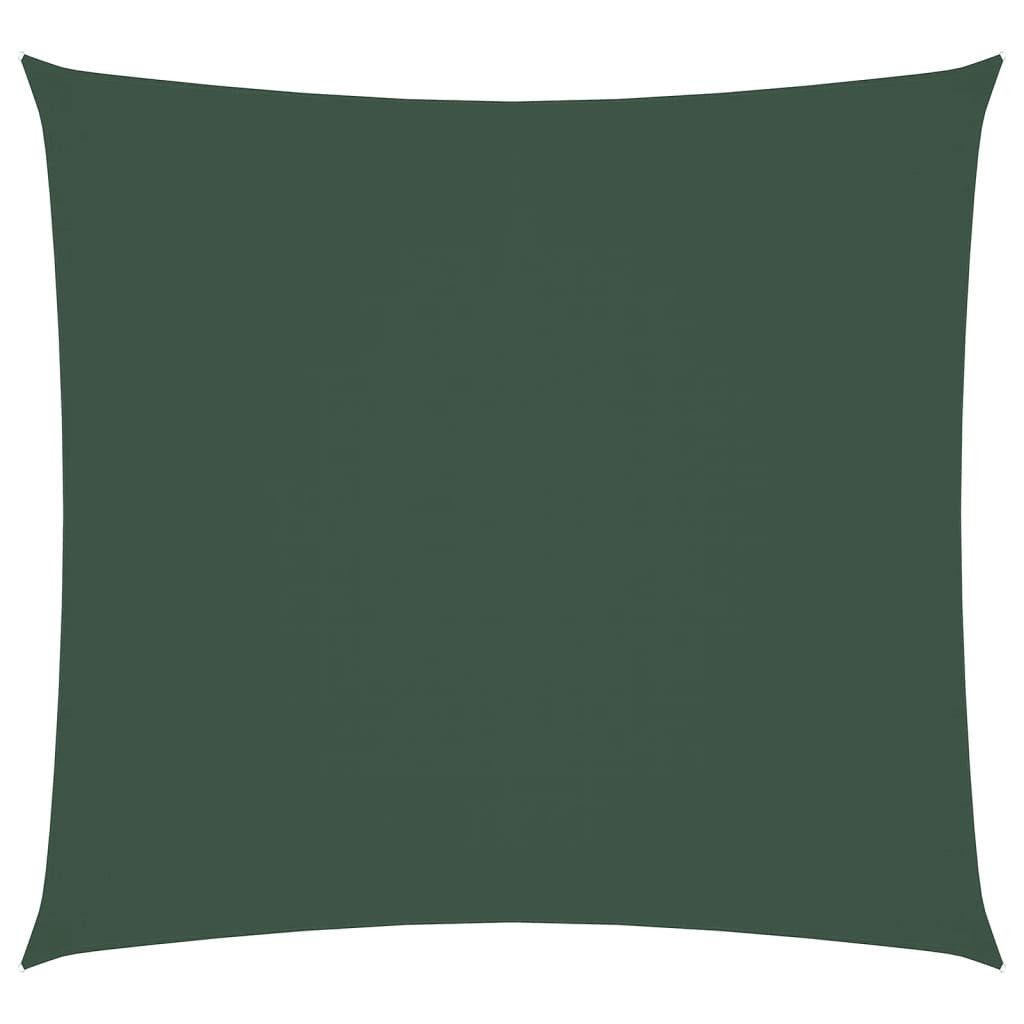 furnicato Sonnensegel 2,5 x 2,5 m Dunkelgrün aus PU-beschichtetem Oxford-Gewebe, (1-tlg)