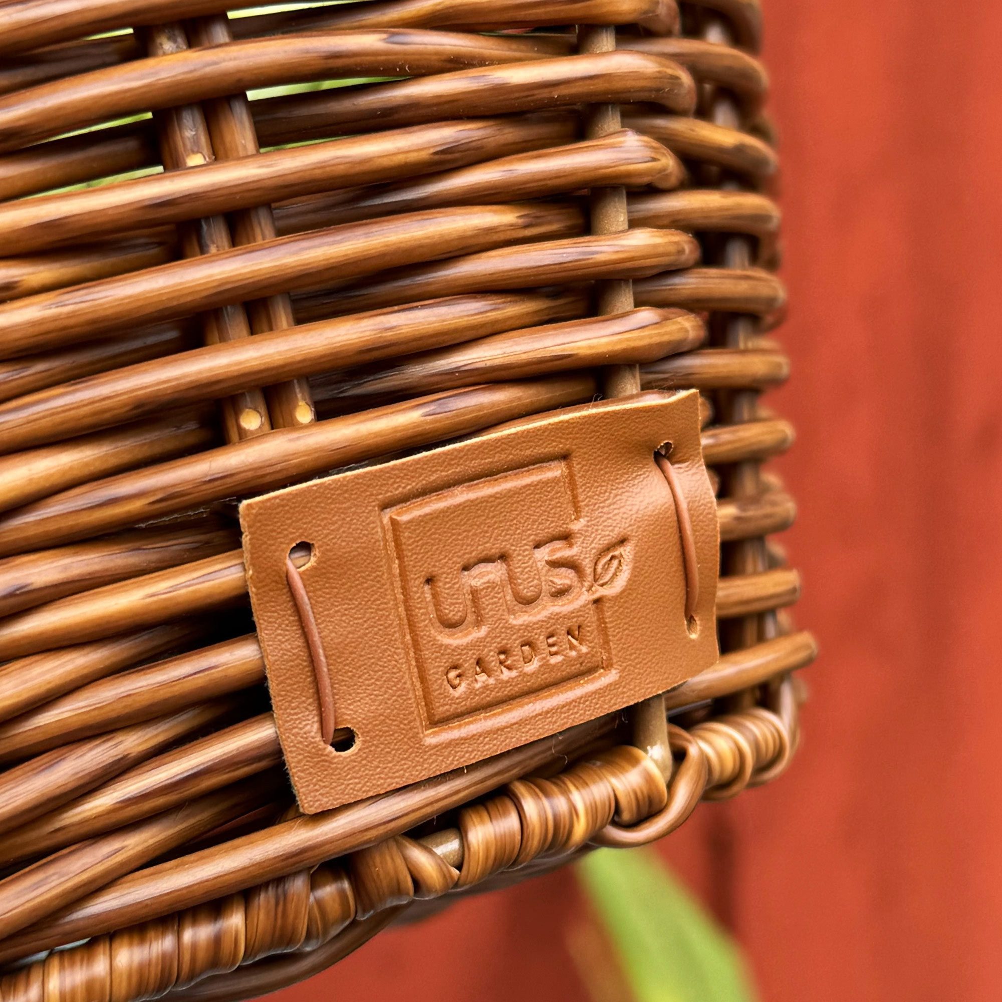 UNUS HOME Einkaufskorb Einkaufskorb im Rattan-Look für Kinder, Kaufladen-Korb, Picknickkorb, Spielzeugkorb, Ladenkorb, Osterkorb