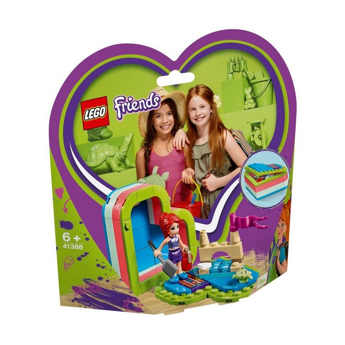 LEGO® Konstruktions-Spielset Friends 41388 Mias sommerliche Herzbox (85 St)