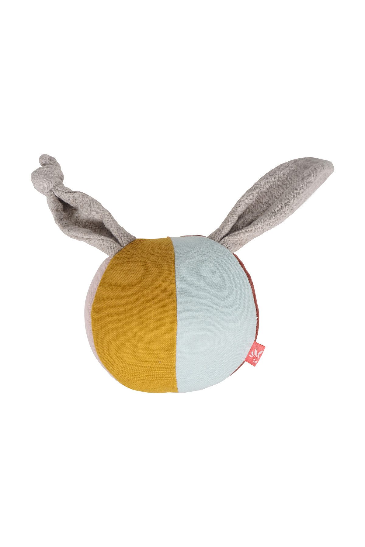 kikadu Greifspielzeug Rasselball Hase (1-tlg), GOTS- zertifiziert