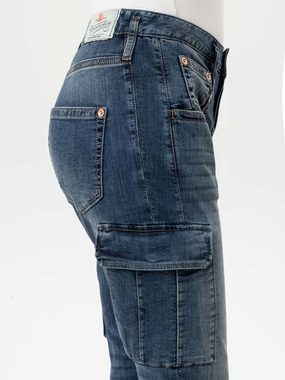 Herrlicher Stretch-Jeans HERRLICHER SHYRA Cargo Jogg Denim relaxed 5878-D9648-771