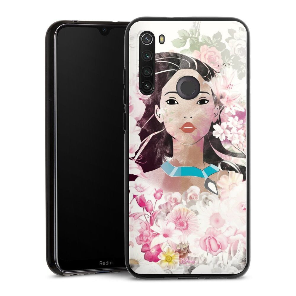 DeinDesign Handyhülle Pocahontas Disney Offizielles Lizenzprodukt Colors Of The Wind, Xiaomi Redmi Note 8T Silikon Hülle Bumper Case Handy Schutzhülle