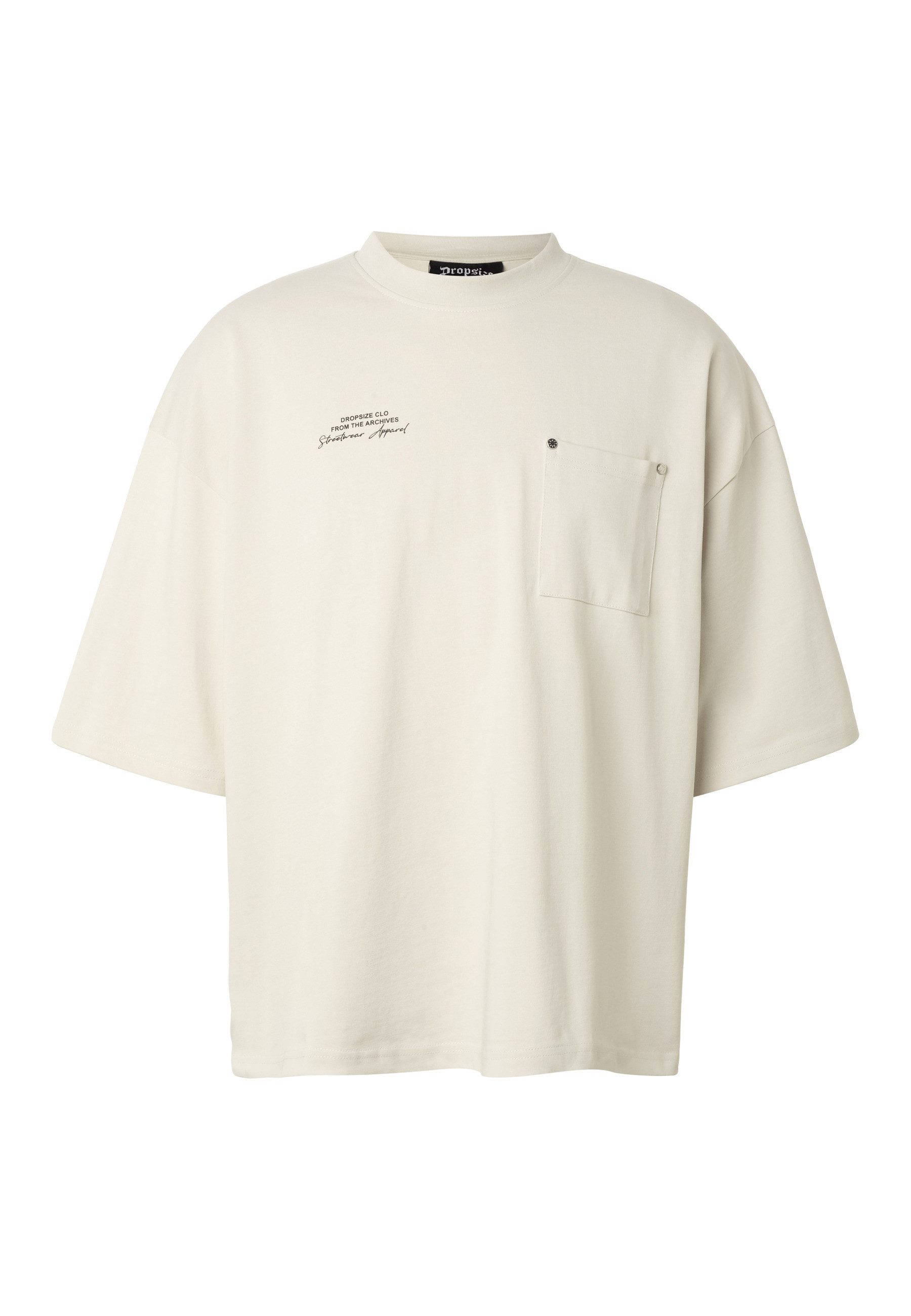T-Shirt Dropsize HEAVY OVERSIZE POCKET T-SHIRT