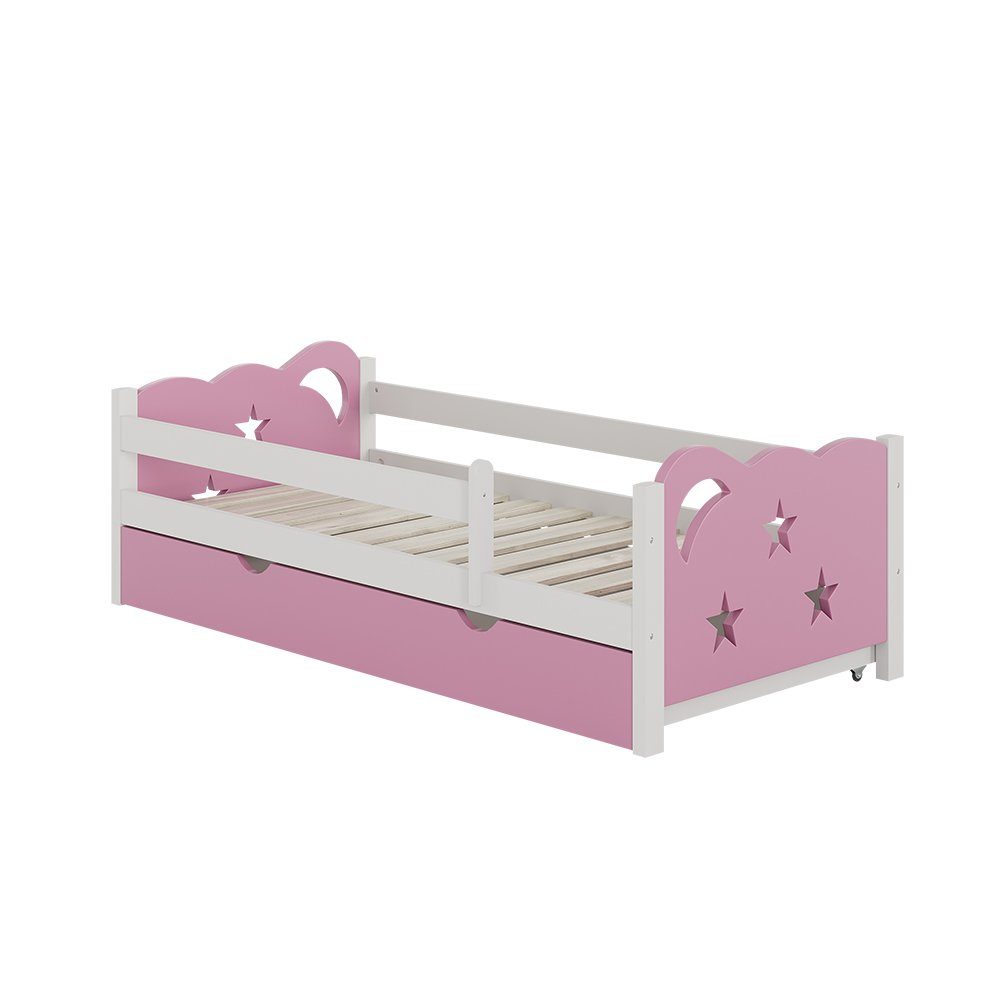 VitaliSpa® Kinderbett Jessica, Rosa/Weiß, 80x160 cm günstig online kaufen