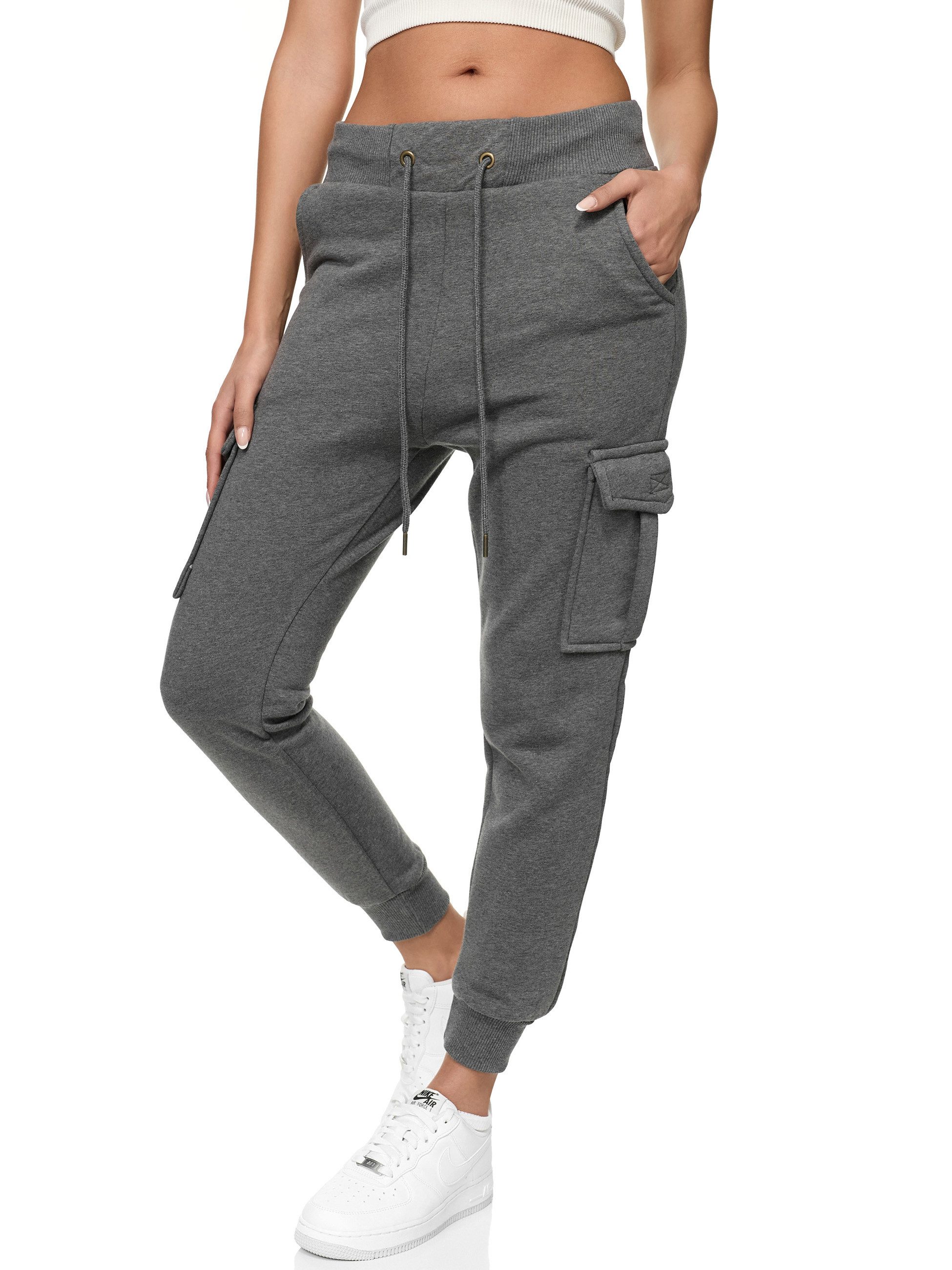 REPUBLIX Jogginghose ELISE Damen Cargo Jogger Sporthose Jogging Sweat Pants