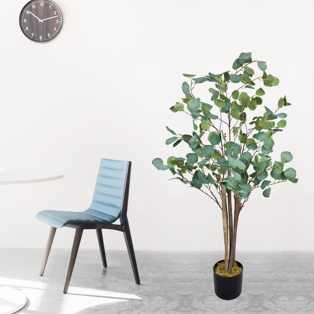 Kunstbaum Eukalyptusbaum Eukalyptus Kunstbaum Künstliche Pflanze Echtholz 1 günstig online kaufen