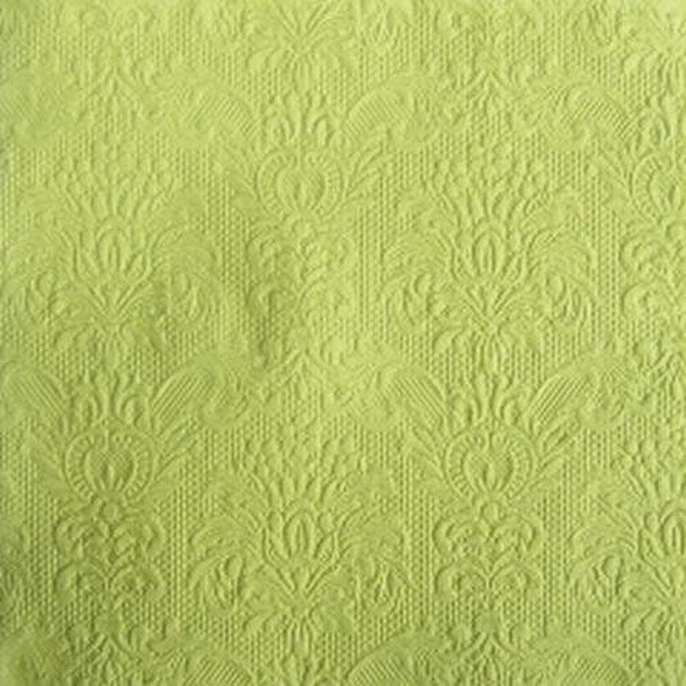 Ambiente Luxury Paper Products Papierserviette Uni Farbe, Elegance Serviette ca.33cm, 3 - lagig, Geprägt / embossed, (15 St), geprägt - Elegant Kollektion Tischdeko