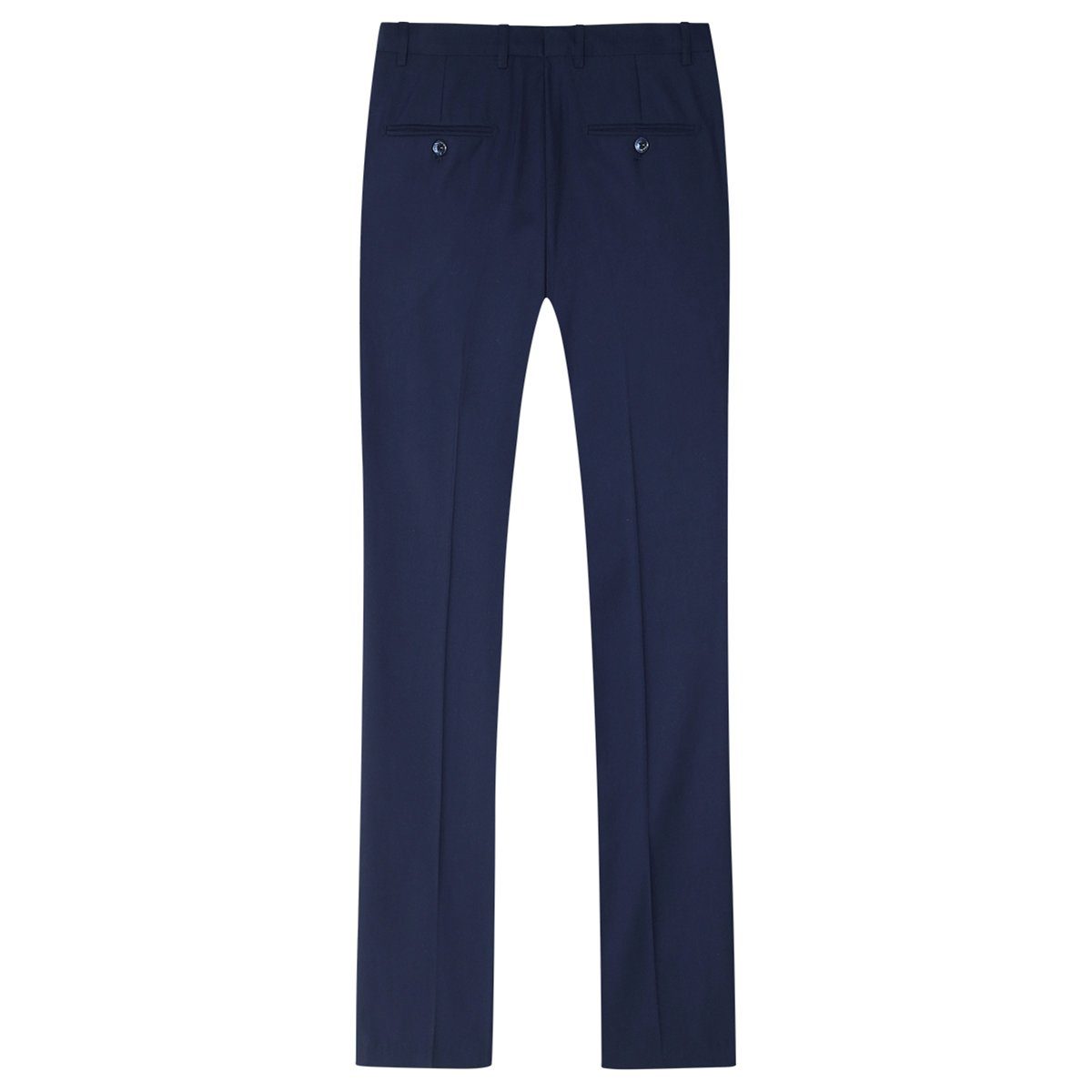 Allthemen Anzug XY03-3P (3 tlg, Slim & & Business Herrenanzug Hose) Weste Fit für Sakko Navyblau