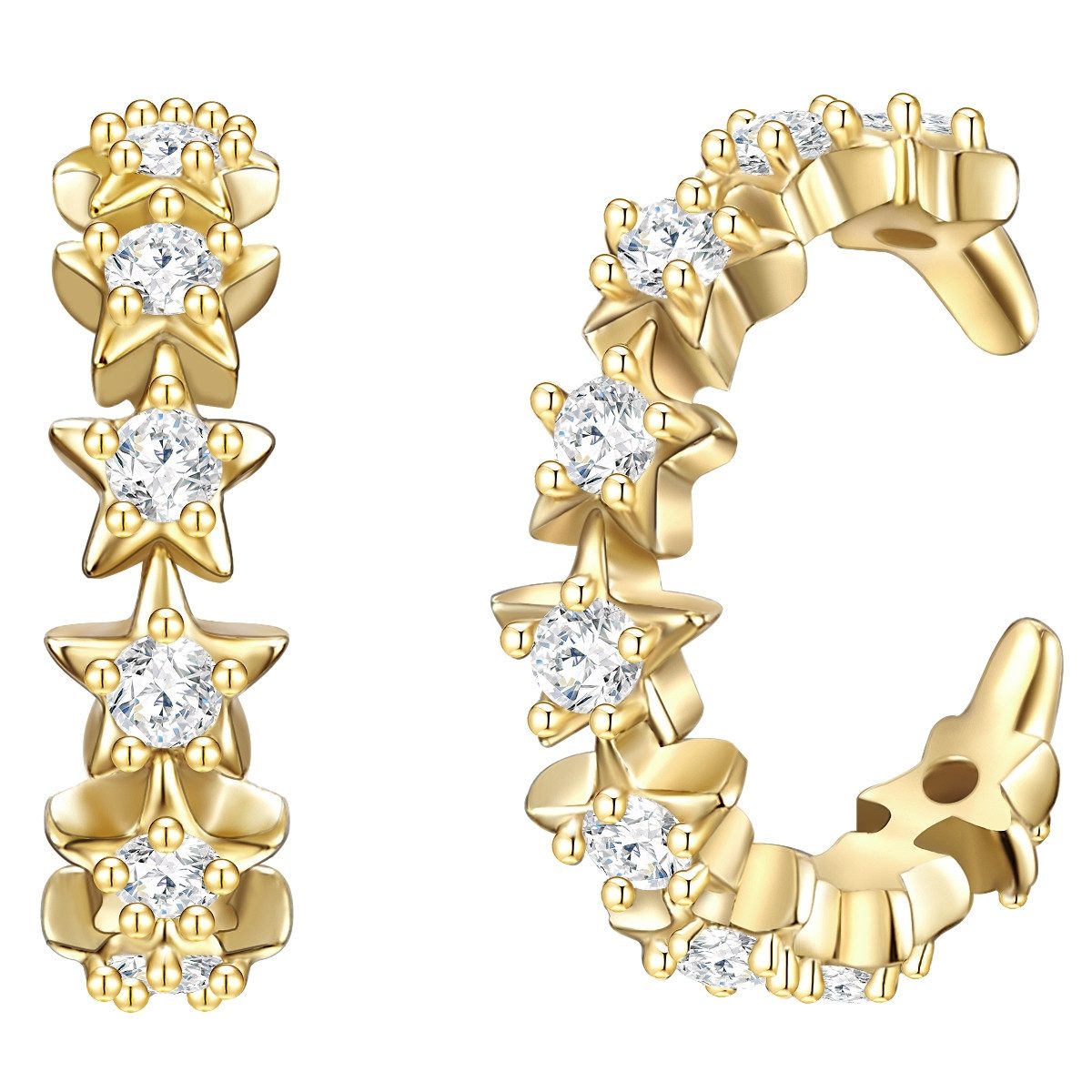 Glanzstücke München Ohrklemme Set: GSM572 (2-tlg), aus Sterling Silber