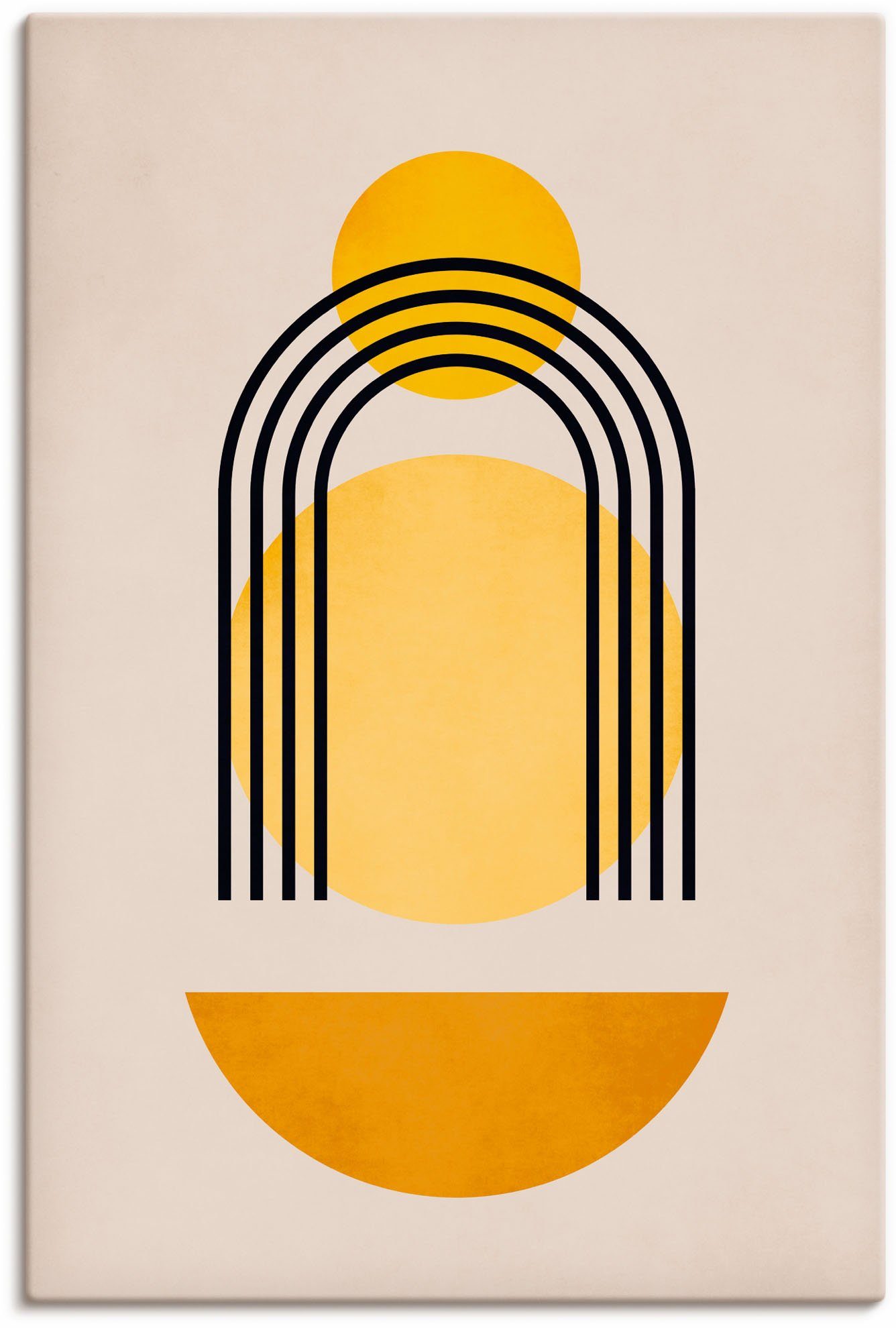 Artland Wandbild Geometrica Nr. 5, Muster (1 St), als Leinwandbild, Poster in verschied. Größen