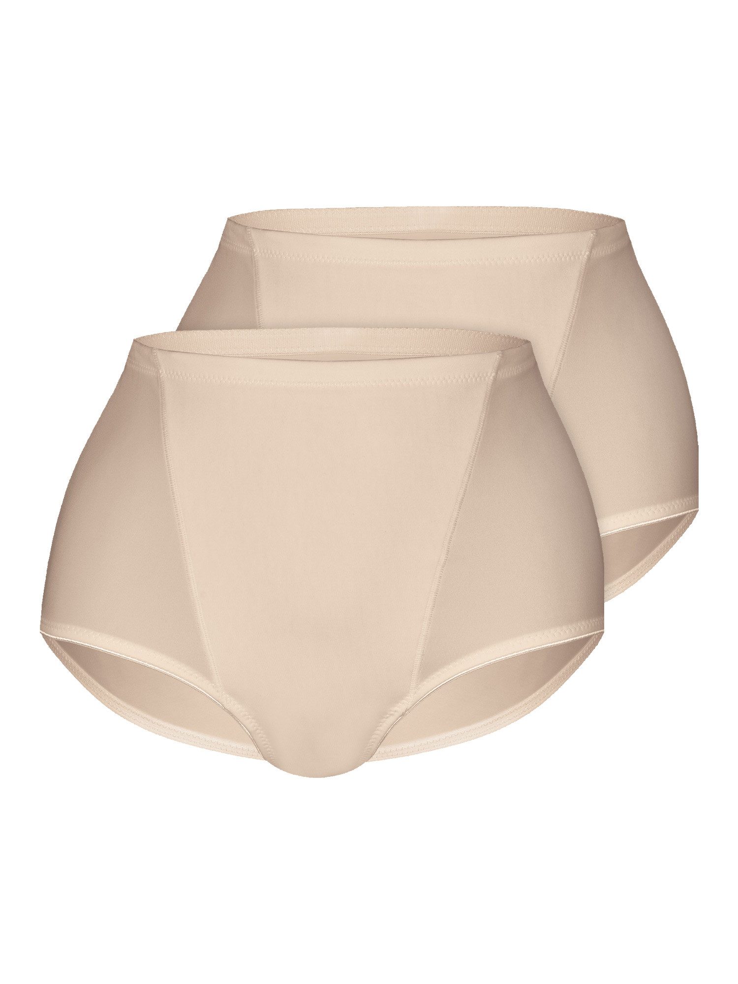 Sassa Miederhose 2er Pack Miederhose Basic Control (Packung, 2-St) Microfaser-Funktionsmaterial, Baumwolle verstärktes Vorderteil