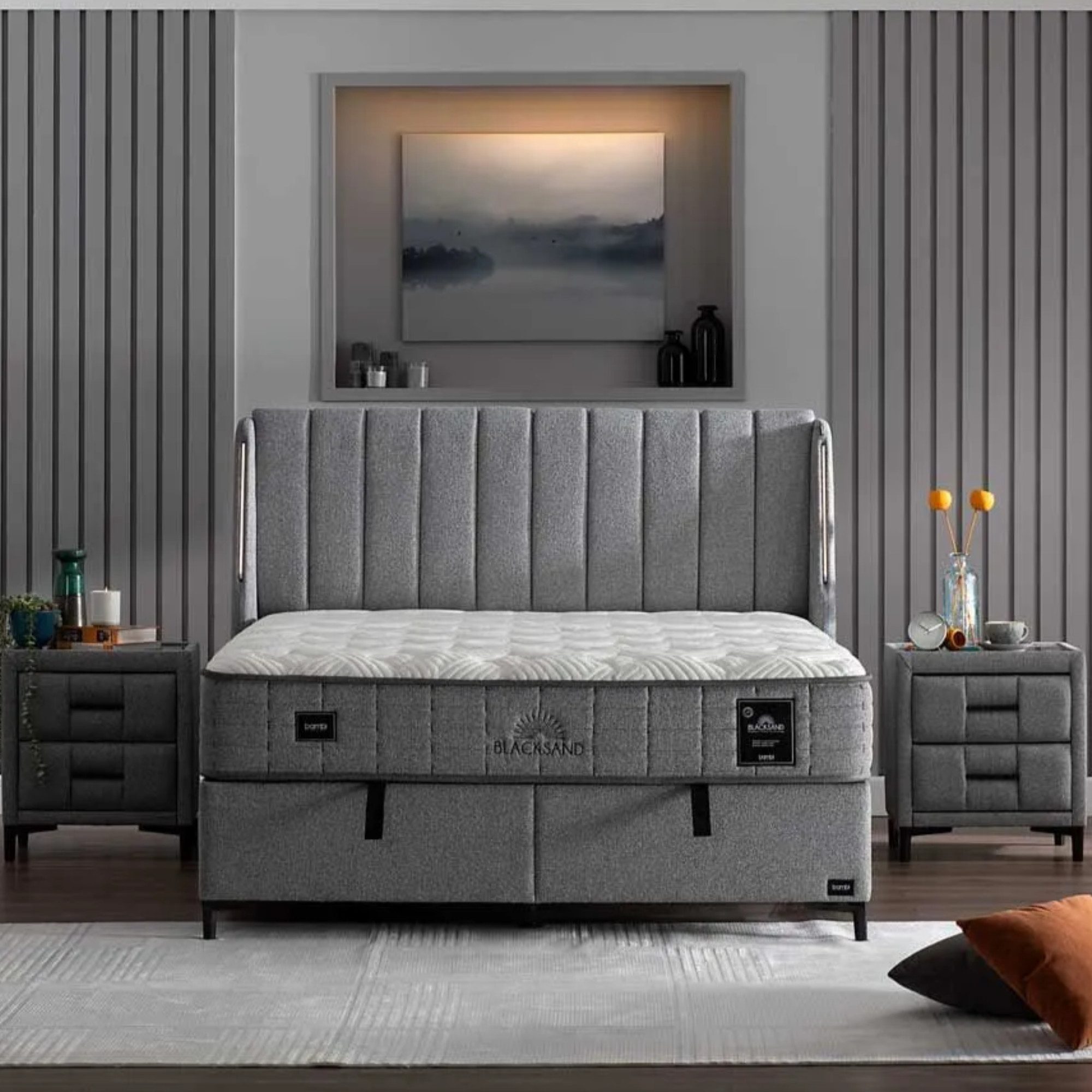 BAMBI YATAK Boxspringbett Set, Bambi Blacksand, günstig online kaufen