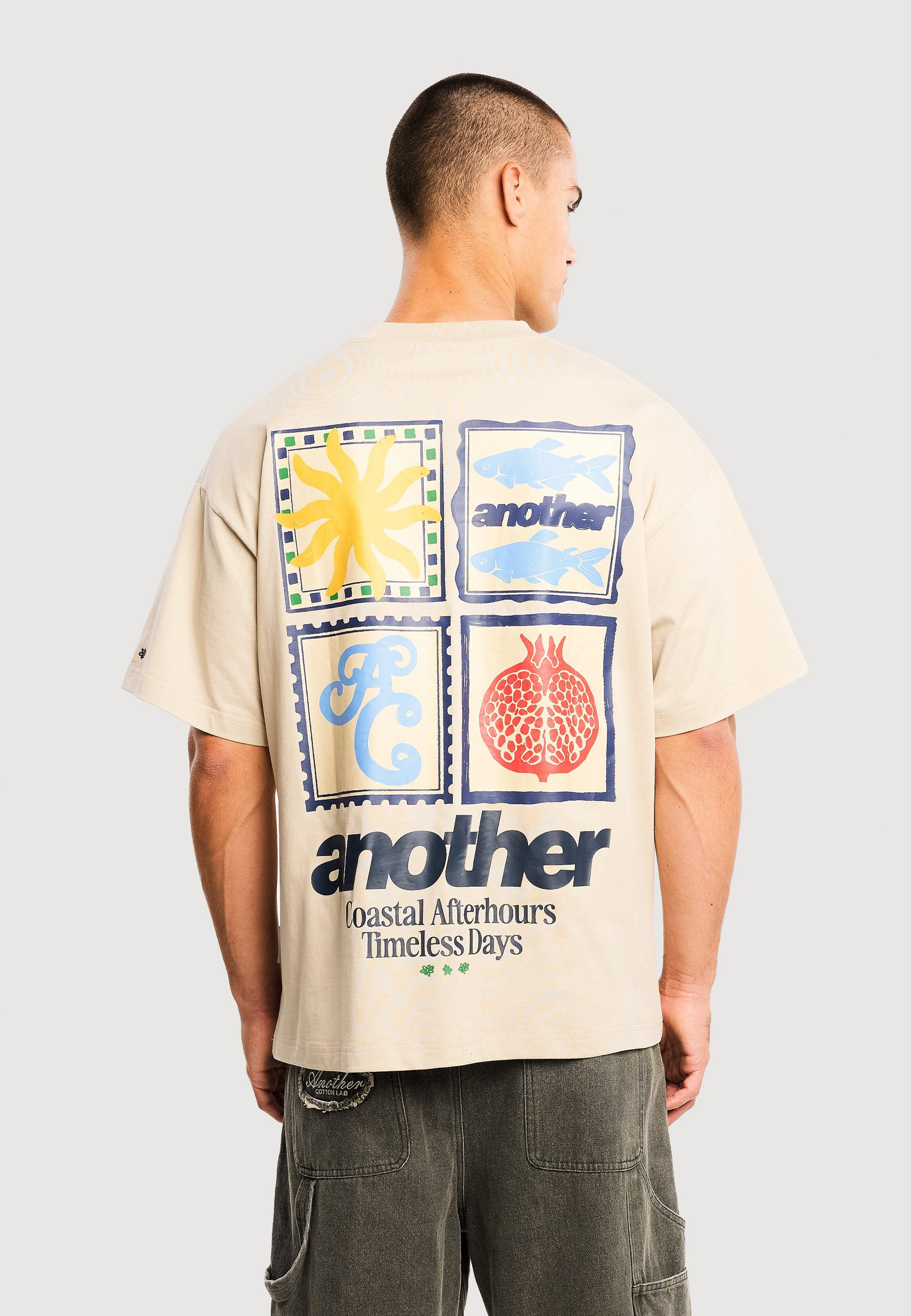 Another Cotton Lab T-Shirt Another Cotton Lab Coastal Afterhours T-Shirt (1-tlg) – Bild 4 von 5
