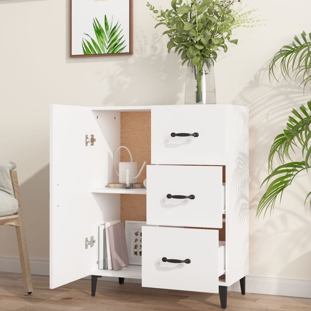 vidaXL Sideboard Sideboard Weiß 69,5x34x90 cm günstig online kaufen