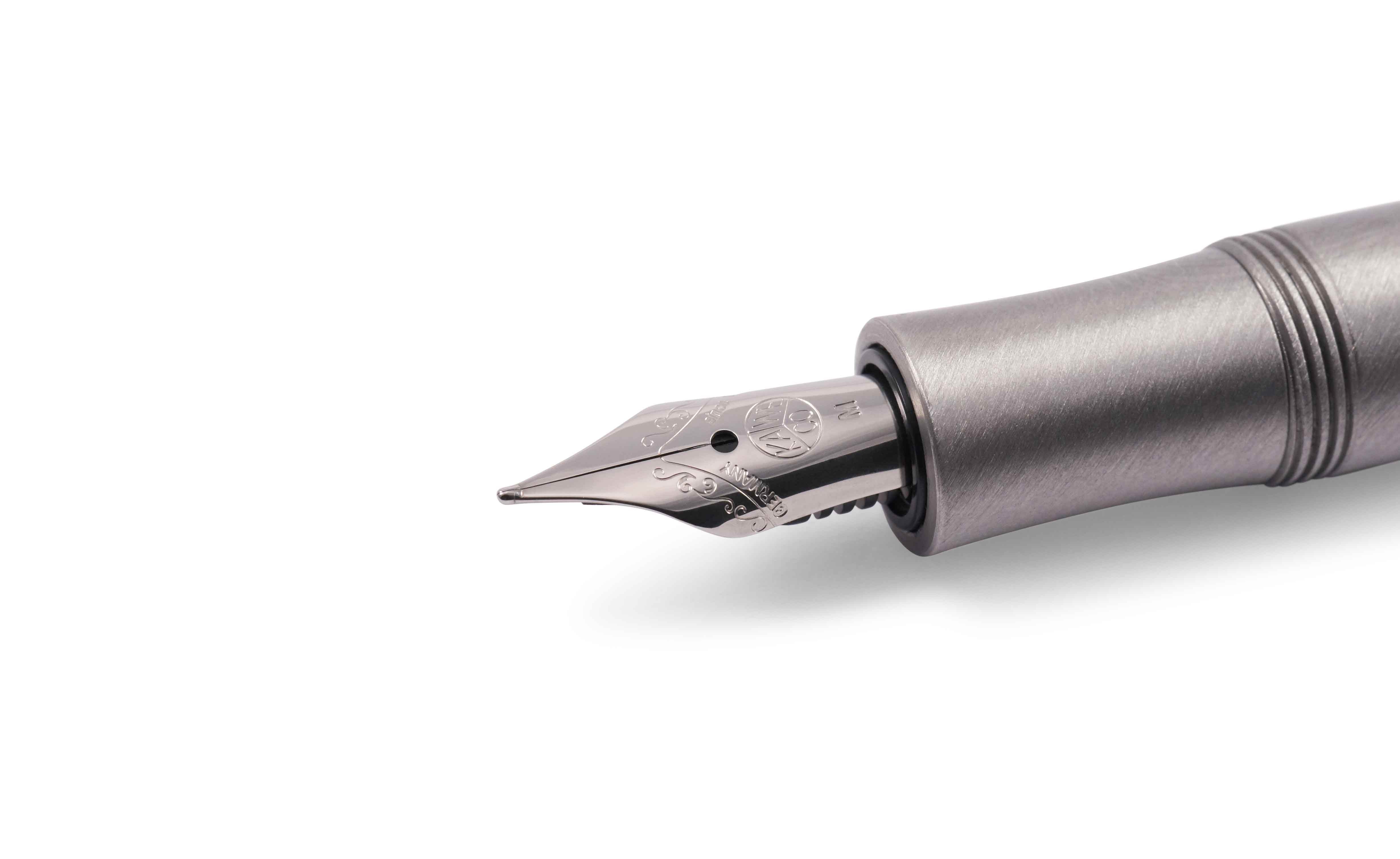 Kaweco Füllfederhalter Kaweco STEEL Sport Füllhalter, Extra Fein Stahl blank