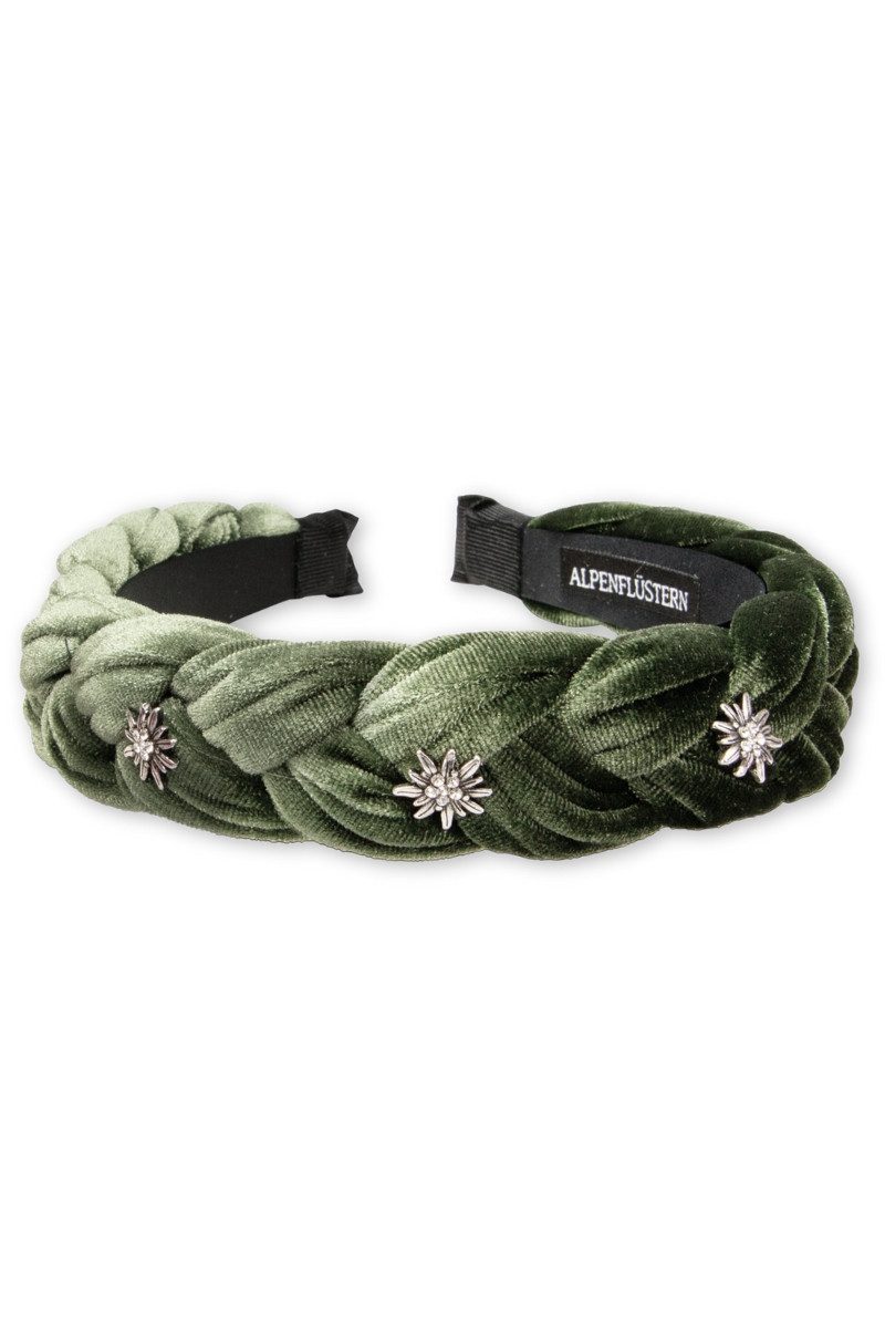 Alpenflüstern Schmuckset Haarreifen - EDELWEISS