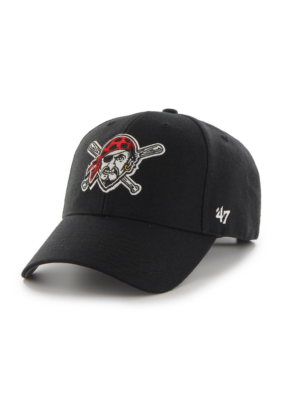 x27;47 Brand Cap MVP PIRATES PITTSBURGH Brand Schwarz 47 Cap Baseball B-MVP20WBV-BKO