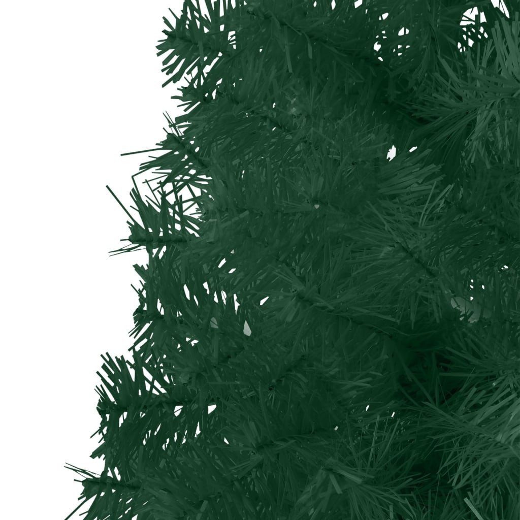 Künstlicher Weihnachtsbaum Halb-Weihnachtsbaum mit Grün Ständer Künstlicher cm 120 furnicato Schlank
