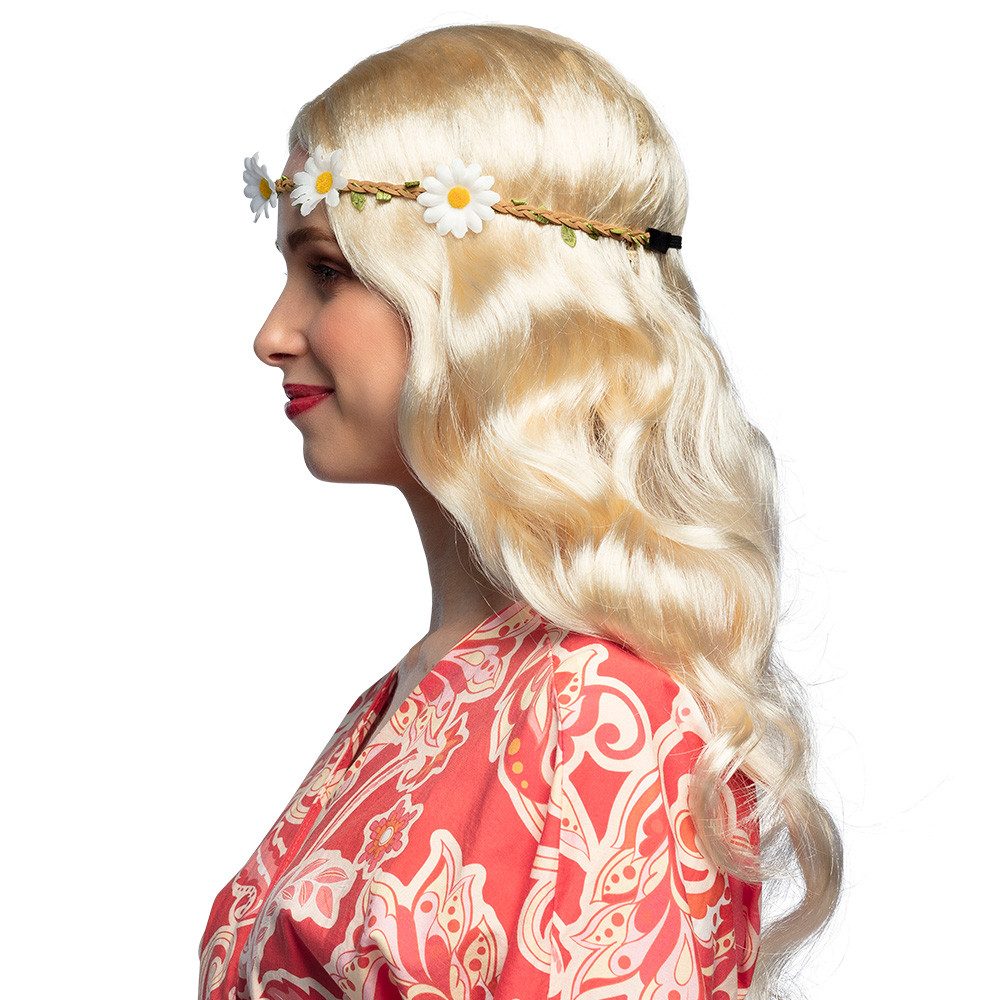 Boland Kostüm-Perücke Perücke Joy Flower Power Blond