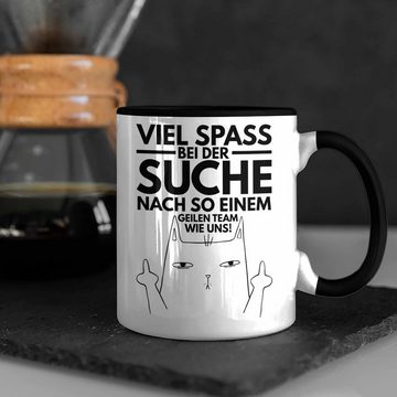 Trendation Tasse Trendation - Jobwechsel Tasse Geschenk Neuer Job Abschied Abschiedsgeschenk Kollege Kollegin