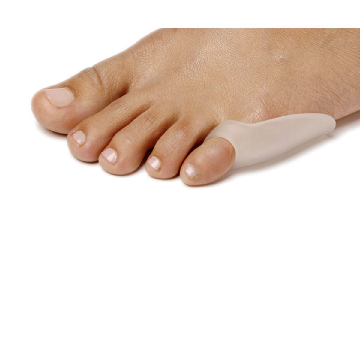 Medosan Hallux-Bandage Kleinzehenschutz in Universalgröße, minimiert Reibung und Druck