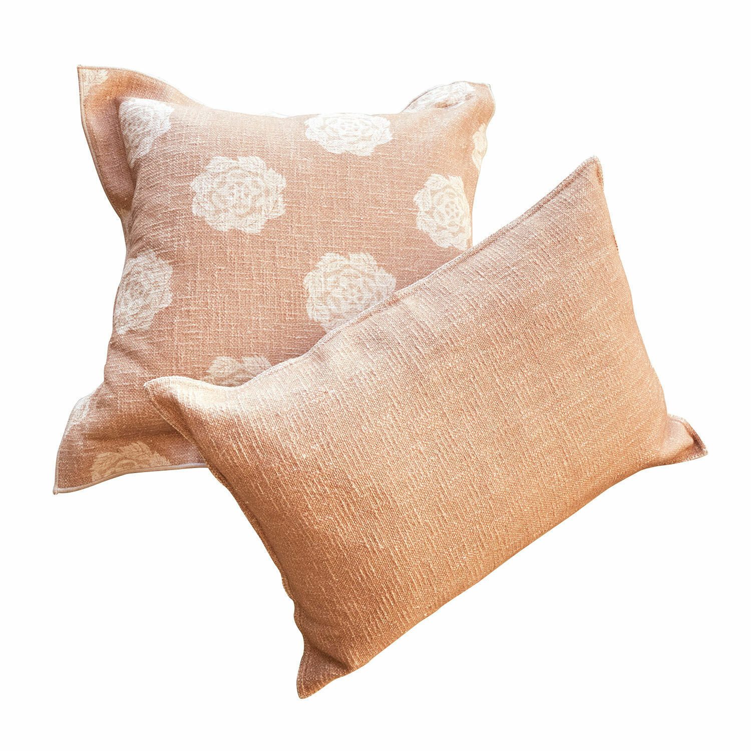 Kissenhülle Kissenhülle 2er Set Belvienne rosé/creme