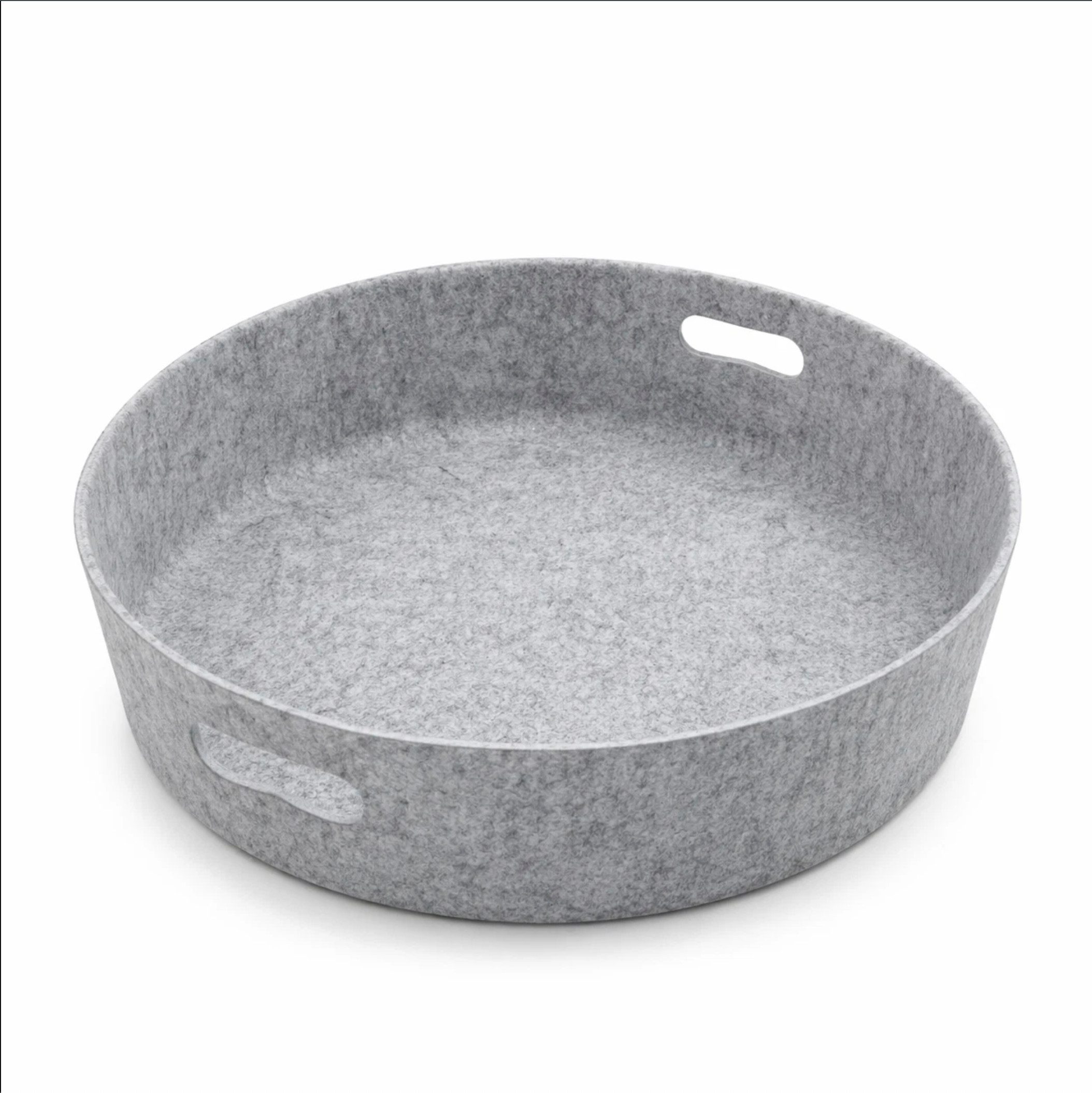 Pisi & Bili Blumentopf Filz Pflanztopf Flach Ø50 cm mit Griffen