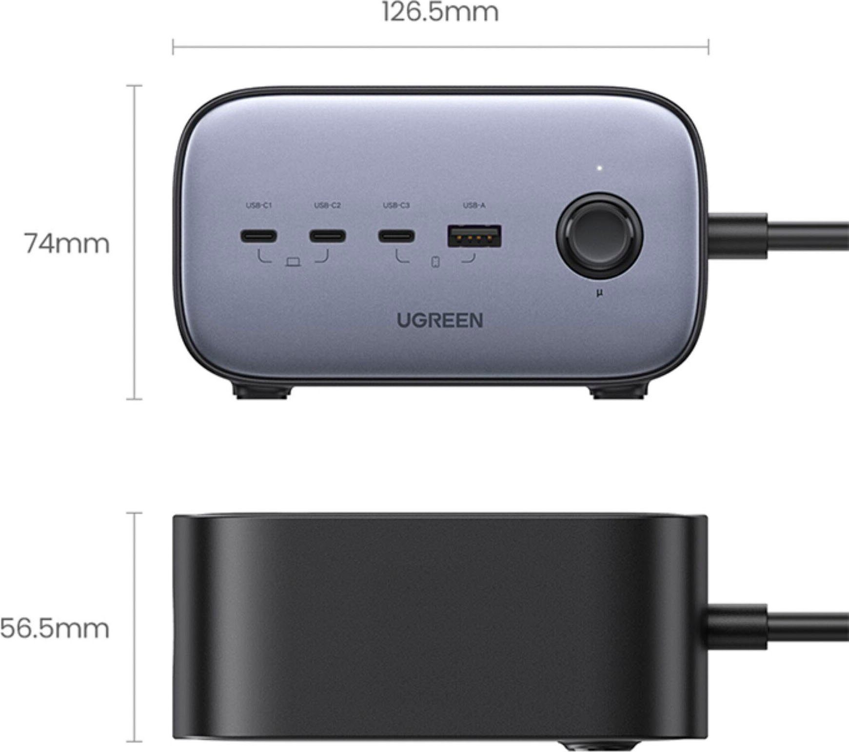 USB Power cm Pro AC (2 100W C, zu 3C1A) outlets Typ DigiNest 180 USB-Adapter + UGREEN USB A, Strip Typ