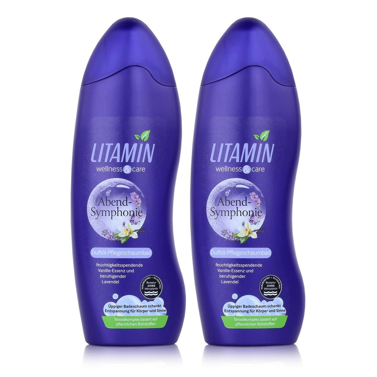 LITAMIN Badeschaum LITAMIN Duftöl-Pflegeschaumbad Abend-Symphonie 750ml Wellnes & Care (2